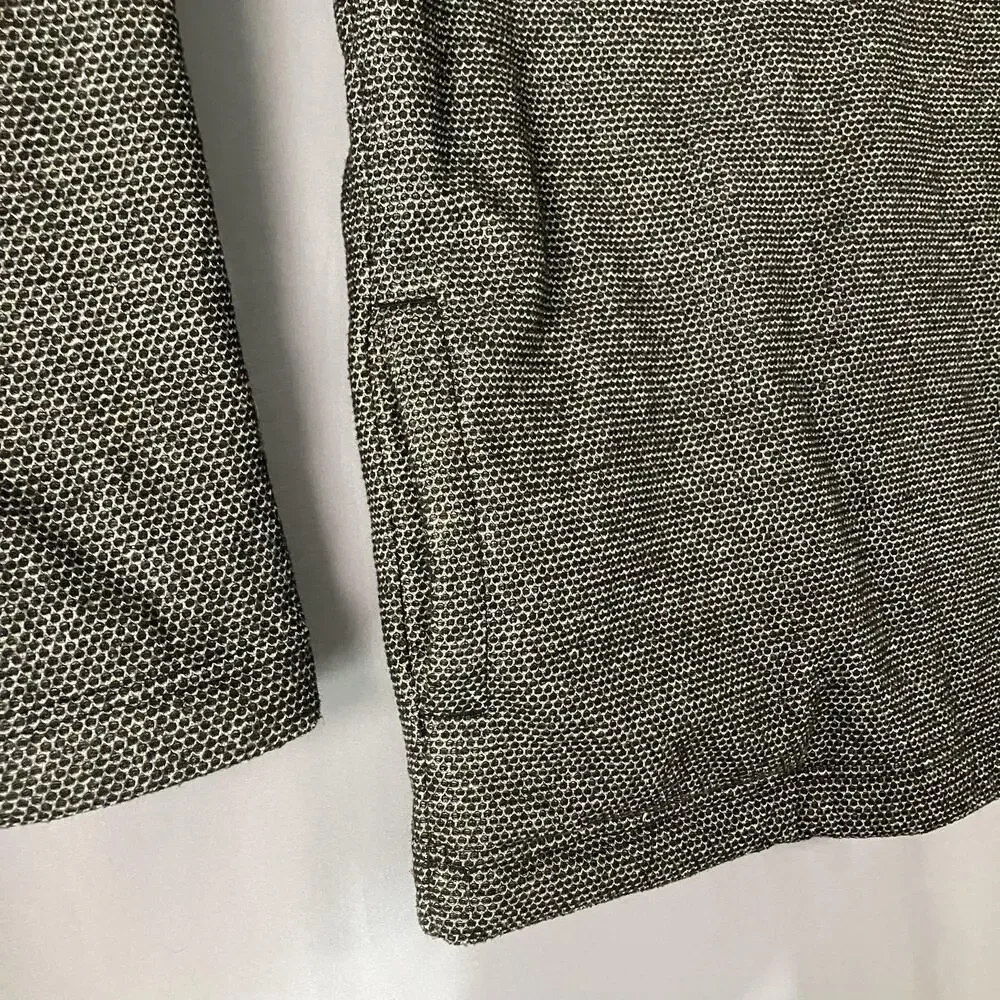 Orvis Sweater Mens Medium Gray Quarter Zip‎ Sherpa Lined Fleece Pockets Knit